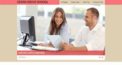 Desktop Screenshot of cedargroveschool.com